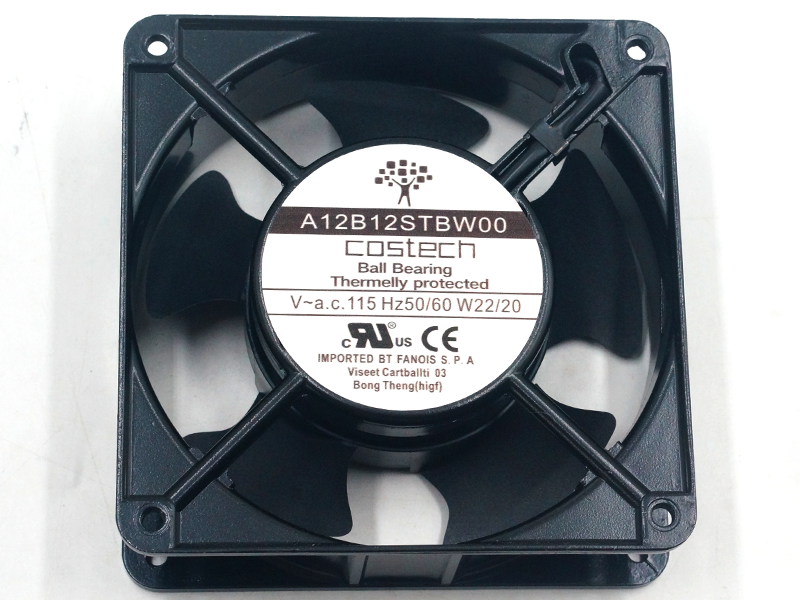 Ventilátor COSTECH A12B12STB W00